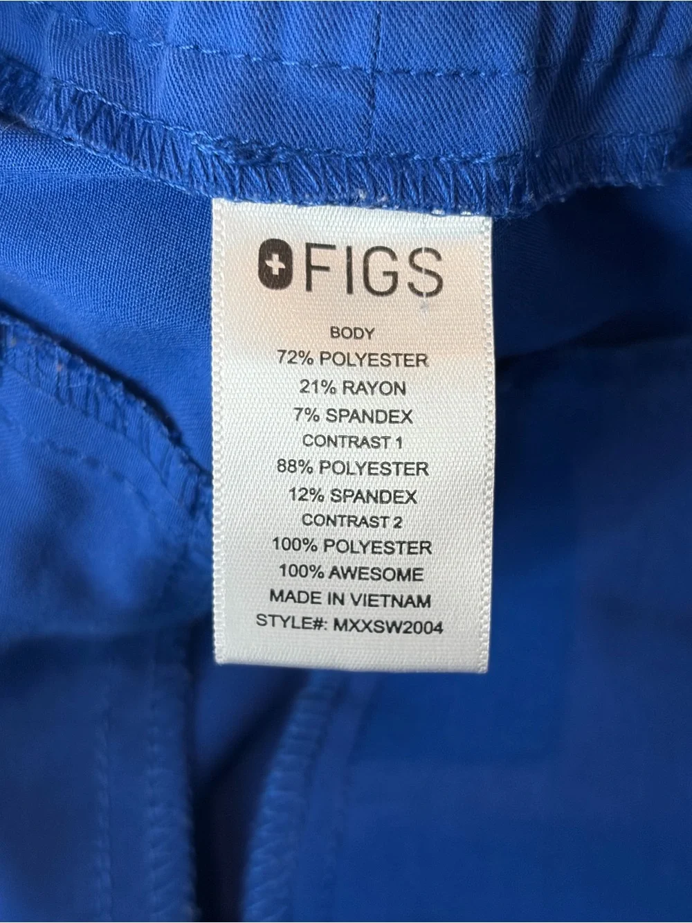Figs Men’s Tansen Jogger Scrub nurse blue Pants Size medium Style MXXSW2004